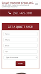 Mobile Screenshot of casualinsurance.com