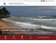 Tablet Screenshot of casualinsurance.com